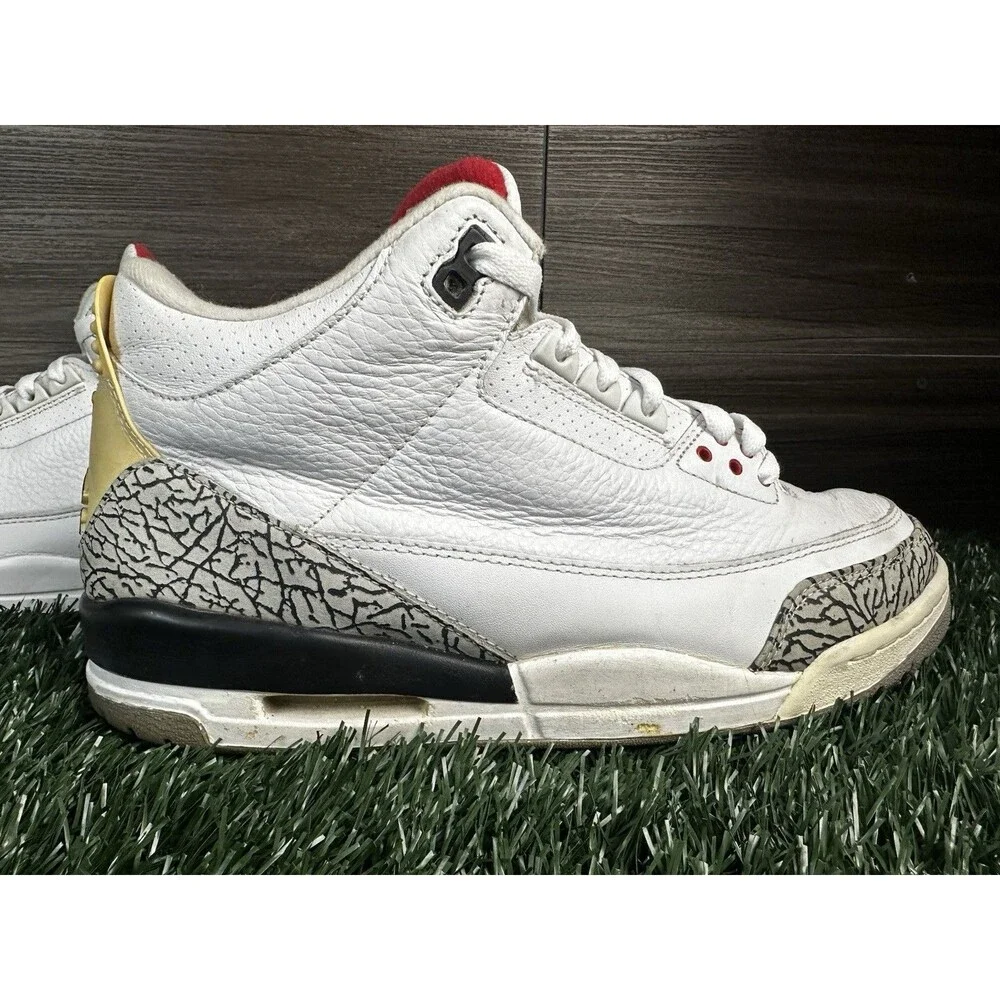 AIR JORDAN 3 III RETRO release 2010‎ - 136064 105 Mens Size 11.5